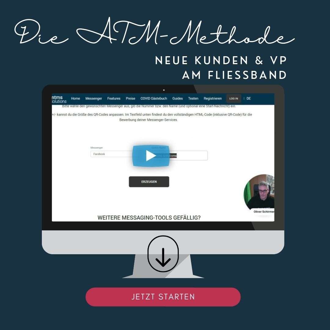 Die ATM Methode – So erzeugst du neue Kunden & VP am Fließband